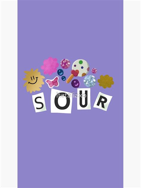 Sour Album Cover Sticker For Sale By Itztaliaxo Redbubble