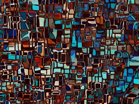 Download Stained Glass Mosaic Abstract Royalty Free Vector Graphic Pixabay