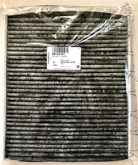 GENUINE OEM VW AUDI SKODA SEAT Pollen Filter 6R0819653
