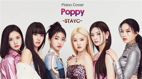 Piano Cover Stayc Poppy Korean Ver Youtube