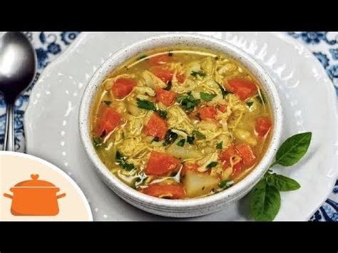 Canja de Galinha Sopa Fácil YouTube