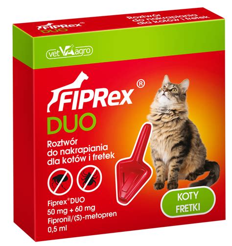 Vetagro Fiprex Duo Kot Krople Na Pch Y I Kleszcze Dla Kota Pipeta