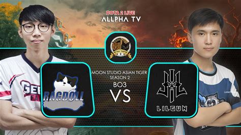 Dota 2 Live RAGDOLL Vs LILGUN INDONESIA CAST MOON STUDIO ASIAN