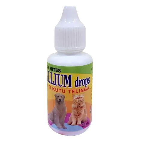 Jual Allium Drops Ml Obat Tetes Anti Kutu Telinga Kucing Dan