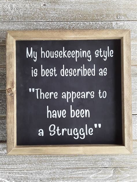 Funny Signs, Funny Housekeeping Sign, Home Signs - Etsy