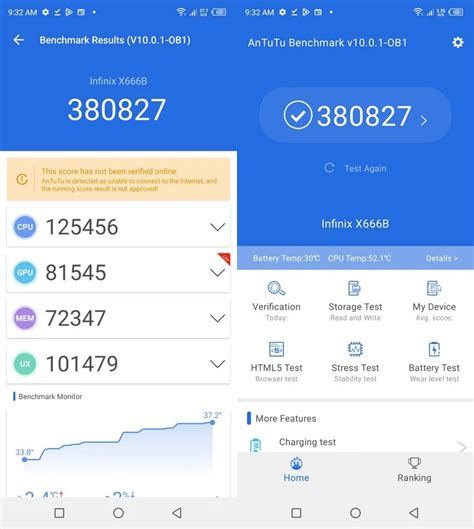 Benchmark AnTuTu Infinix Hot 20 5G Bertenaga MediaTek Dimensity 810