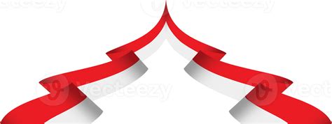 Indonesia Flag Ribbon Flutter Png