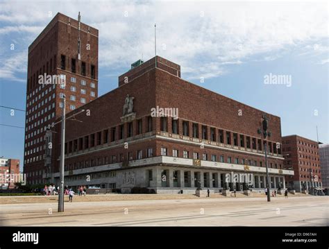 City Hall in Oslo Stock Photo - Alamy