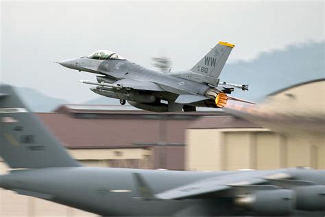 An F 16 Fighting Falcon With 35th Fighter Wing Launches At Flickr