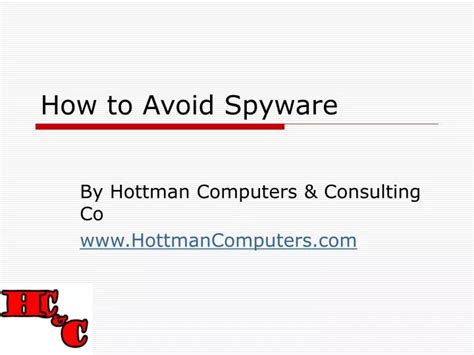 PPT - How to Avoid Spyware PowerPoint Presentation, free download - ID ...