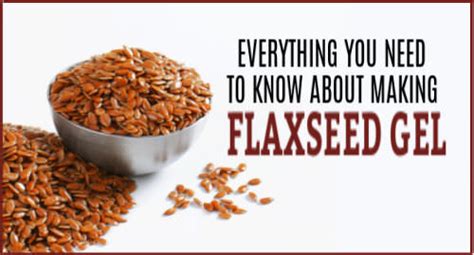 Flaxseed Uses: 6 DIY Flaxseed Gel For All Skin Types