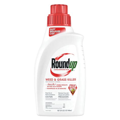 Roundup Weed And Grass Killer Concentrate Plus 32 Oz Walmart