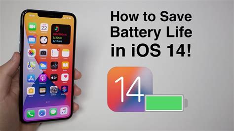 How To Save Battery Life In Ios 14 Youtube