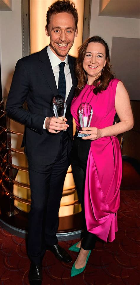 Tom Hiddleston And Josie Rourke Accept Best Play Revival Award