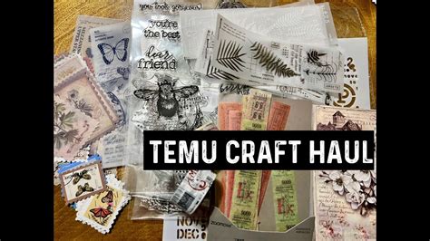 Temu Craft Supply Haul Opening And Using The Products Youtube