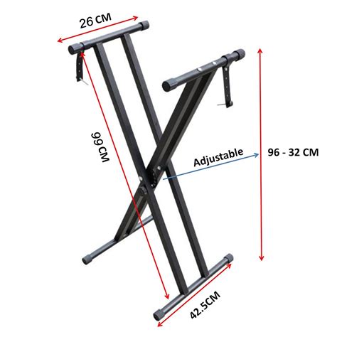 Suporte Estante Dupla Em X Para Piano E Teclado New York
