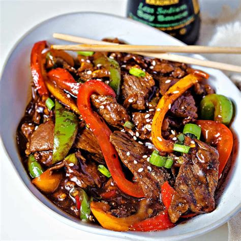 Pepper Steak Stir Fry Easy Chinese Beef Recipe Life Love And Good Food