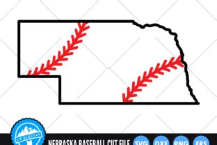 Nebraska Outline Svg Nebraska Baseball Graphic By Lddigital