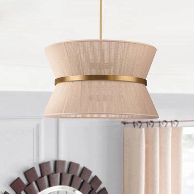 Everly Quinn Hassler Light Bleached Natural Rope Patinaed Brass