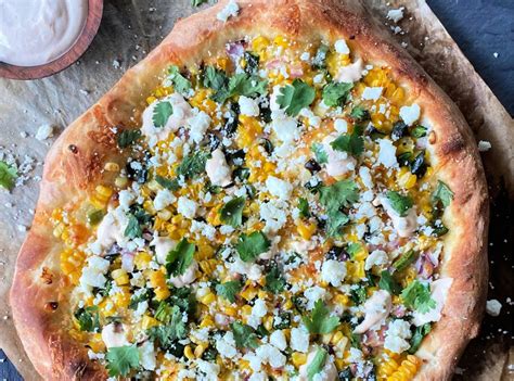 This Easy Grilled Pizza Recipe Uses Summer Corn Poblano Chiles And