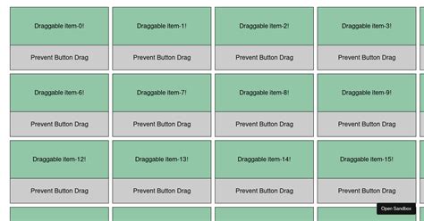 React Virtual Draggable Grid Examples CodeSandbox