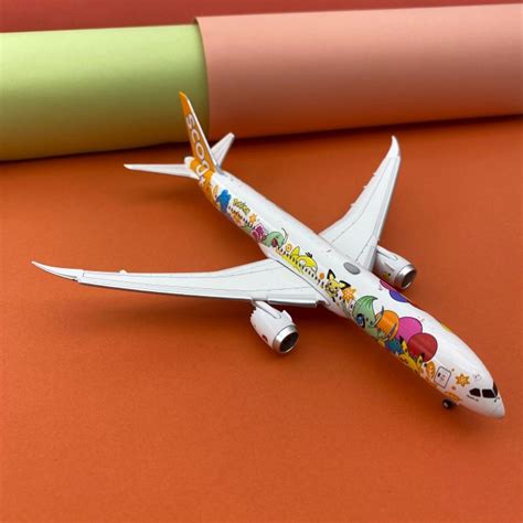 Aviation Aircraft Model Boeing B787 9 Scoot Pokemon 1400