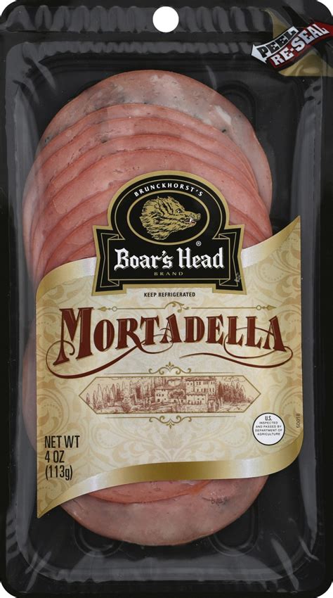 Boar S Head Mortadella Sliced 4 Oz Shipt