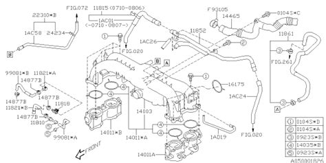 Intake Manifold 2009 Subaru Impreza Wrx