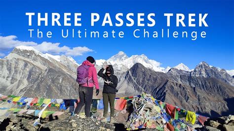 Everest Three Passes Trek Three Passes Trek In Nepal Pass Trek