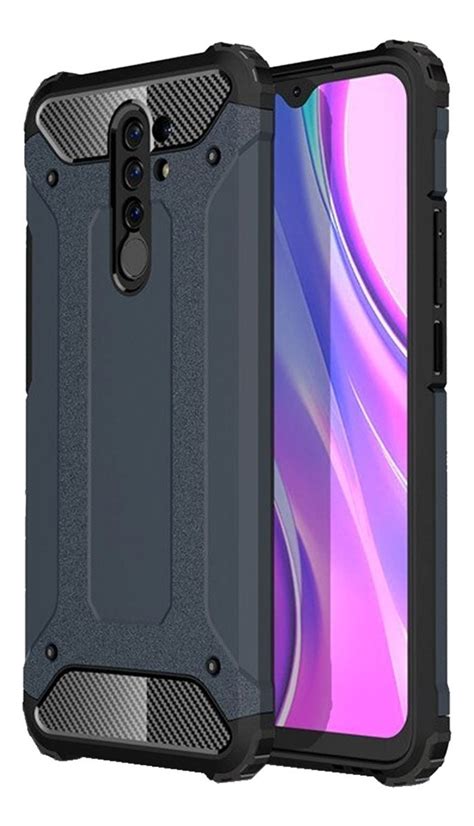 Funda Uso Rudo Defender Para Xiaomi Redmi 9 Mica Glass Meses Sin