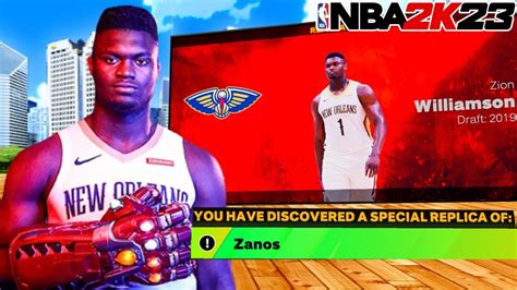 OFFICIAL ZION WILLIAMSON ZANOS BUILD NBA 2K23 NEXT GEN 2K23 EASTER