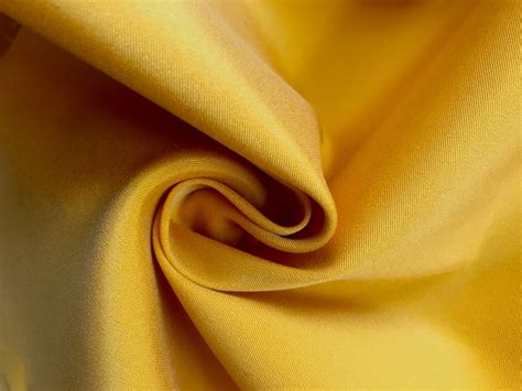 Italian Acetate Spandex Faille In Yellow Bandj Fabrics