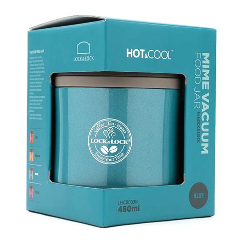 Bình giữ nhiệt nấu cháo Lock lock HOT COOL LHC B ml màu xanh Sanhangre