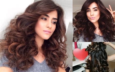 How To Create Big Bouncy Curls Easy Curls For Long Hair Big Hair