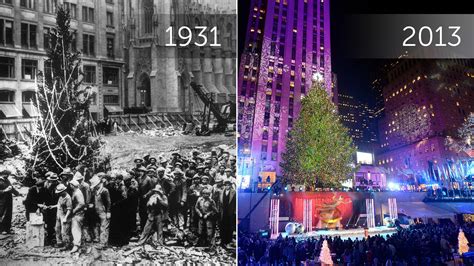 Rockefeller Christmas tree, then and now - TODAY.com