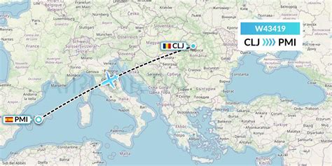 W43419 Flight Status Wizz Air Malta Cluj Napoca To Palma De Mallorca