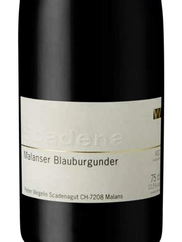 Peter Wegelin Scadenagut Scadena Malanser Blauburgunder Vivino Us