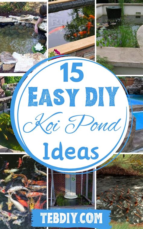 Diy Koi Pond Ideas For Your Backyard Teb Diy