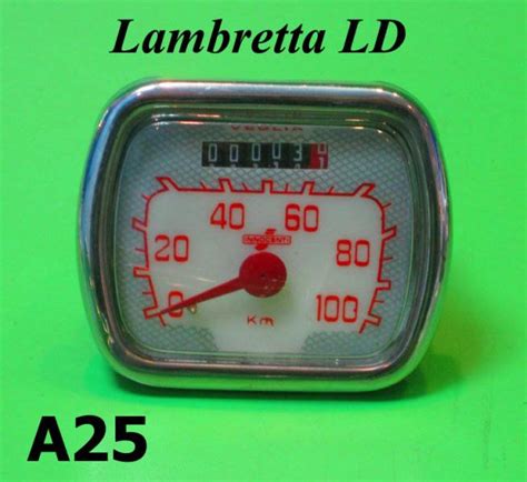 Rectangular Type Speedo Lambretta LD Rimini Lambretta Centre