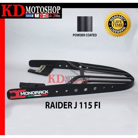 Suzuki Raider J Fi Dc Monorack Bracket Shopee Philippines