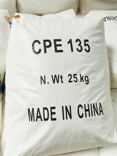 Chlorinated Polyethylene CPE 135A For PVC Pipes White Powder 1 22g Ml