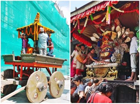 Indra And Kumari Jatra From Kathmandu Valley Nepal June Arya