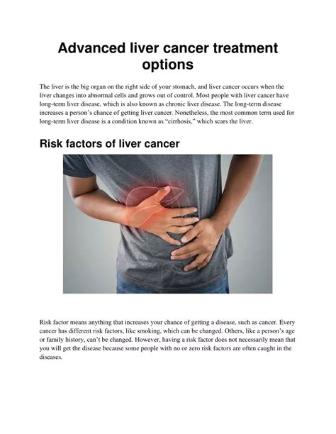 Ppt Advanced Liver Cancer Treatment Options Powerpoint Presentation Free Download Id10982668