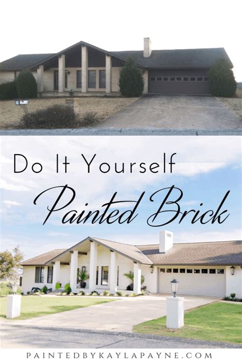 Painted Brick House Before and After! - How to paint a brick house