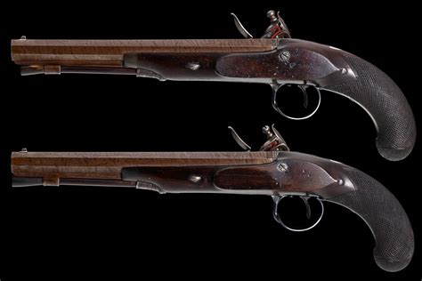 Cased Flintlock Duelling Pistols By John Manton Of London — M Plumridge