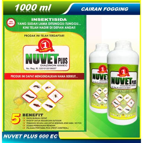 Jual Nuvet Plus Ec Liter Obat Nyamuk Fogging Shopee Indonesia