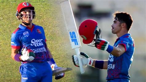 Rahmanullah Gurbaz Brings Up His 5ht Odi Hundred Super Cola Cup Afg