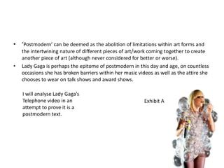 Postmodern analysis | PPTX 