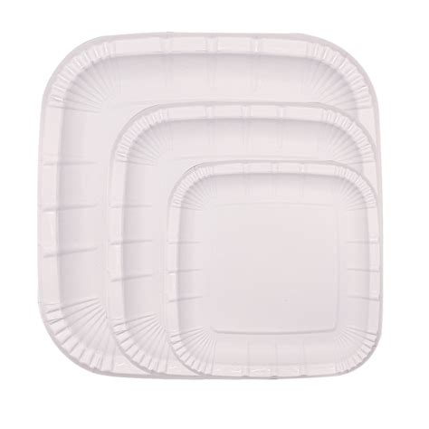 Disposable Square Paper Plate Accessories Connection Lnc