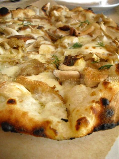 Wild Mushroom Pizza Pie Oyster Shiitake Mushrooms Gruyere And